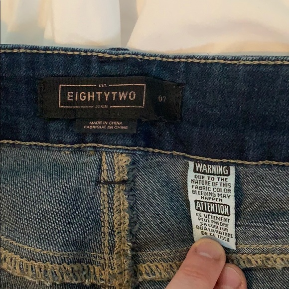 2 for 15! Dark wash Bermuda Jean Shorts - Picture 3 of 3